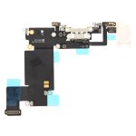 Apple iPhone 6S Plus System Connector and Flex Cable - оригинален лентов кабел с Lightning конектора, аудио жака и долния микрофон за iPhone 6S Plus (бял) 2