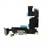 Apple iPhone 6S Plus System Connector and Flex Cable - оригинален лентов кабел с Lightning конектора, аудио жака и долния микрофон за iPhone 6S Plus (бял) 1