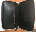 Beyzacases Wallet Leather Universal Case - универсален кожен (естествена кожа) калъф тип портфейл за смартфони до 6 инча (кафяв) 1
