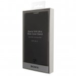 Sony Style Cover SCSG40 - кожен кейс и поставка за Sony Xperia XA1 Ultra (черен)  2