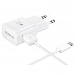 Samsung USB-C Fast Charger EP-TA20EWECGWW - захранване и USB-C кабел за устройства с USB-C стандарт (бял) (retail) 3