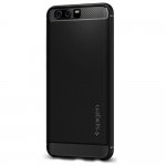 Spigen Rugged Armor Case - термополиуретанов кейс с най-висока степен на защита за Huawei P10 Plus (черен) 1