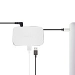 Moshi USB-C Symbus Dock - USB-C хъб за свързване от USB-C към HDMI 4K, Ethernet, USB-A (сребрист) 2