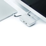 Moshi USB-C Symbus Dock - USB-C хъб за свързване от USB-C към HDMI 4K, Ethernet, USB-A (сребрист) 7