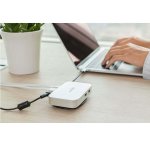 Moshi USB-C Symbus Dock - USB-C хъб за свързване от USB-C към HDMI 4K, Ethernet, USB-A (сребрист) 4