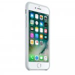 Apple Silicone Case - оригинален силиконов кейс за iPhone 8, iPhone 7 (бледосин) 1