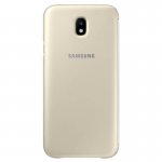 Samsung Flip Wallet Cover EF-WJ730CFEGWW - оригинален кейс за Samsung Galaxy J7 (2017) (златист) 2