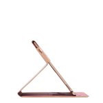 Knomo Leather Wrap Folio Case - луксозен кожен (естествена кожа) кейс и поставка за iPad Pro 9.7 (розово злато) 5