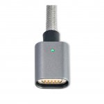 4smarts Magnetic USB Cable GravityCord Cable + 2xMicro-USB Connectors - кабел с магнитен накрайник с два броя MicroUSB конектори (сив) 1