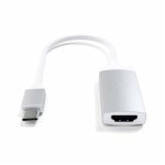 Satechi Aluminum 4K USB-C to HDMI Adapter - адаптер с поддръжка на 4K за свързване от USB-C към HDMI (сребрист) 4