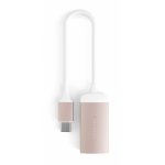 Satechi Aluminum 4K USB-C to HDMI Adapter - адаптер с поддръжка на 4K за свързване от USB-C към HDMI (розово злато) 3