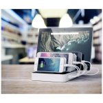 Satechi Multi Dock 7 Port USB-C Station - док станция с 5xUSB и 2xUSB-C гнезда за зареждане за таблети и смартфони (бял) 8