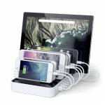 Satechi Multi Dock 7 Port USB-C Station - док станция с 5xUSB и 2xUSB-C гнезда за зареждане за таблети и смартфони (бял) 6