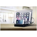Satechi Multi Dock 7 Port USB-C Station - док станция с 5xUSB и 2xUSB-C гнезда за зареждане за таблети и смартфони (черен) 10
