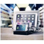 Satechi Multi Dock 7 Port USB-C Station - док станция с 5xUSB и 2xUSB-C гнезда за зареждане за таблети и смартфони (черен) 8
