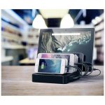 Satechi Multi Dock 7 Port USB-C Station - док станция с 5xUSB и 2xUSB-C гнезда за зареждане за таблети и смартфони (черен) 7