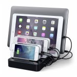 Satechi Multi Dock 7 Port USB-C Station - док станция с 5xUSB и 2xUSB-C гнезда за зареждане за таблети и смартфони (черен) 2