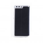 JT Berlin Folio Case - хоризонтален кожен (веган кожа) калъф тип портфейл за Huawei P10 (черен) 1