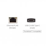Honju USB-C to Gigabit Ethernet Adapter HGEA-C - Ethernet адаптер за MacBook и компютри с USB-C (сребрист) 6
