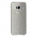 Skech Matrix Case Snow Sparkle - удароустойчив TPU калъф за Samsung Galaxy S8 (сребрист-прозрачен) 1