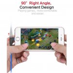 Comma Bingo MFI Angled Cable - изключително здрав и качествен Lightning кабел за iPhone, iPad, iPod (150 см.) (син) 3