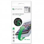 4smarts 360° Protection Set - тънък силиконов кейс и стъклено защитно покритие за дисплея на Samsung Galaxy J5 (2017) (черен) 4