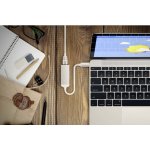 Satechi Aluminum USB-C to Ethernet Adapter - адаптер за свързване от USB-C към Ethernet (сребрист) 5