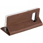 Krusell Sunne Folio Case - кожен калъф (ествествена кожа) тип портфейл за Samsung Galaxy Note 8 (кафяв) 3