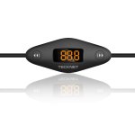 TeckNet F27 In-Car Universal FM Transmitter - зарядно за кола с универсален FM трансмитер за мобилни устройства (черен) 1
