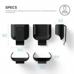 Elago Airpods Carrying Clip - полимерна щипка за оригиналния калъф на Apple Airpods (черен) 3