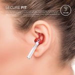 Elago Airpods EarPads - антибактериални силиконови калъфчета за Apple Airpods (червен) (4 броя) 4