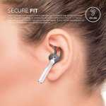Elago Airpods EarPads - антибактериални силиконови калъфчета за Apple Airpods (сив) (4 броя) 2