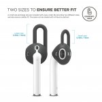 Elago Airpods EarPads - антибактериални силиконови калъфчета за Apple Airpods (сив) (4 броя) 1