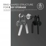 Elago Airpods EarPads - антибактериални силиконови калъфчета за Apple Airpods (сив) (4 броя) 3