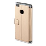 4smarts Supremo Book Flip Case - кожен калъф с поставка и отделение за кр. карта за Samsung Galaxy J3 (2017) (златист) 1