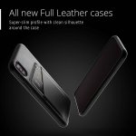 Mujjo Leather Wallet Case - кожен (естествена кожа) кейс с джоб за кредитна карта за iPhone XS, iPhone X (черен) 4