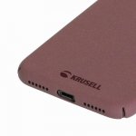 Krusell Sandby Cover - поликарбонатов кейс за iPhone XS, iPhone X (червен) 2