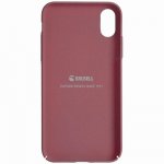 Krusell Sandby Cover - поликарбонатов кейс за iPhone XS, iPhone X (червен) 4