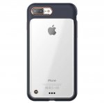 STILMIND Monokini Case - удароустойчив хибриден кейс за iPhone 8 Plus, iPhone 7 Plus (тъмносин-прозрачен) 1