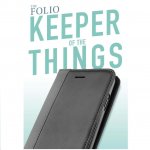 Silk Innovation Folio Wallet Leather Case - кожен калъф (и поставка) тип портфейл за iPhone 8, iPhone 7 (черен) 6