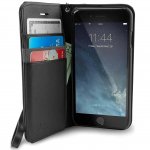 Silk Innovation Folio Wallet Leather Case - кожен калъф (и поставка) тип портфейл за iPhone 8, iPhone 7 (черен) 1