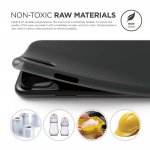 Elago Origin Case - тънък полипропиленов кейс (0.3 mm) за iPhone XS, iPhone X (тъмносив) 1