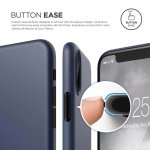 Elago Origin Case - тънък полипропиленов кейс (0.3 mm) за iPhone X (тъмносин) 5