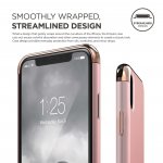 Elago Empire Case - качетвен хибриден кейс за iPhone XS, iPhone X (розово злато) 4
