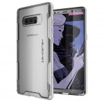 Ghostek Cloak 3 Case - хибриден удароустойчив кейс за Samsung Galaxy Note 8 (прозрачен-сребрист) 7