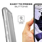 Ghostek Cloak 3 Case - хибриден удароустойчив кейс за Samsung Galaxy Note 8 (прозрачен-сребрист) 4