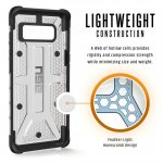 Urban Armor Gear Plasma - удароустойчив хибриден кейс за Samsung Galaxy Note 8 (прозрачен) 5