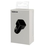 Nokia Double USB Car Charger DC-301 - зарядно за кола с 2 USB изходa за смартфони, таблети и мобилни устройства (черен) 1