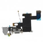 OEM System Connector and Flex Cable - лентов кабел с Lightning конектор, аудио жак и долен микрофон за iPhone 6S (черен) 1