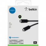 Belkin Thunderbolt 3 Cable - кабел USB-C към USB-C (200 см.) с поддръжка на 5K  3